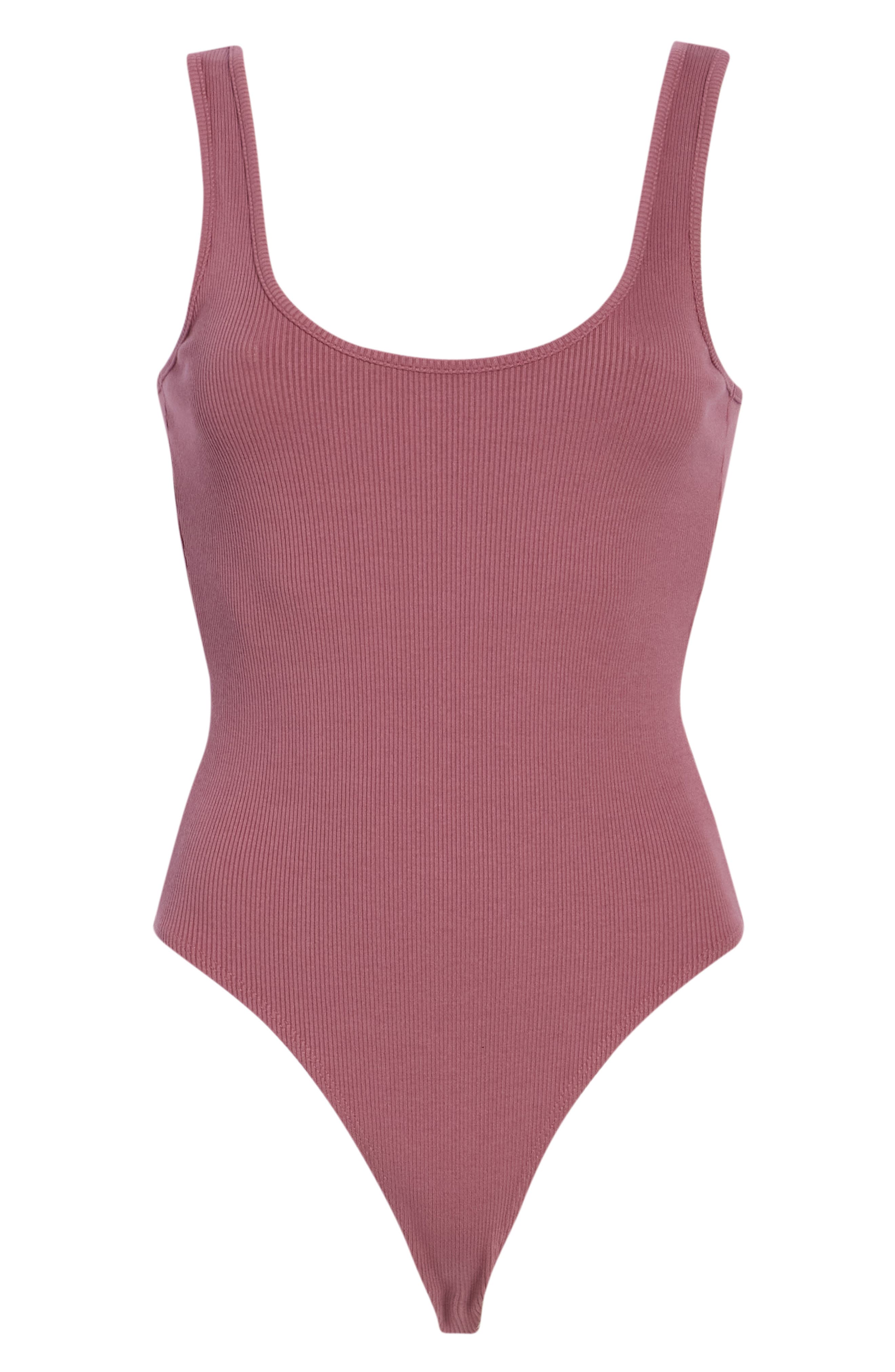 L'AGENCE Nica Scoop Neck Tank Bodysuit