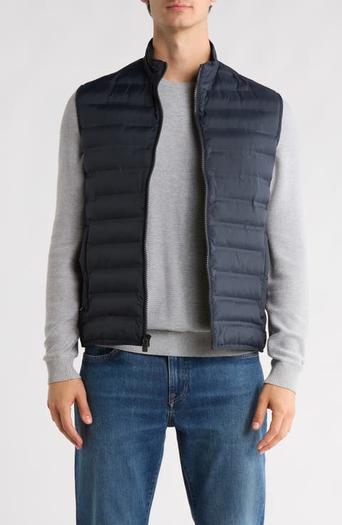 Water Resistant Channel Quilted Puffer Vest