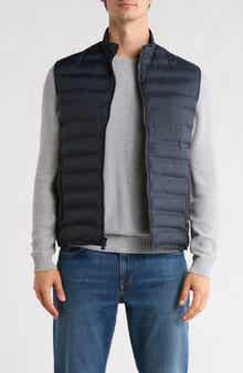 Hart Schaffner Marx Water Resistant Channel Quilted Puffer Vest