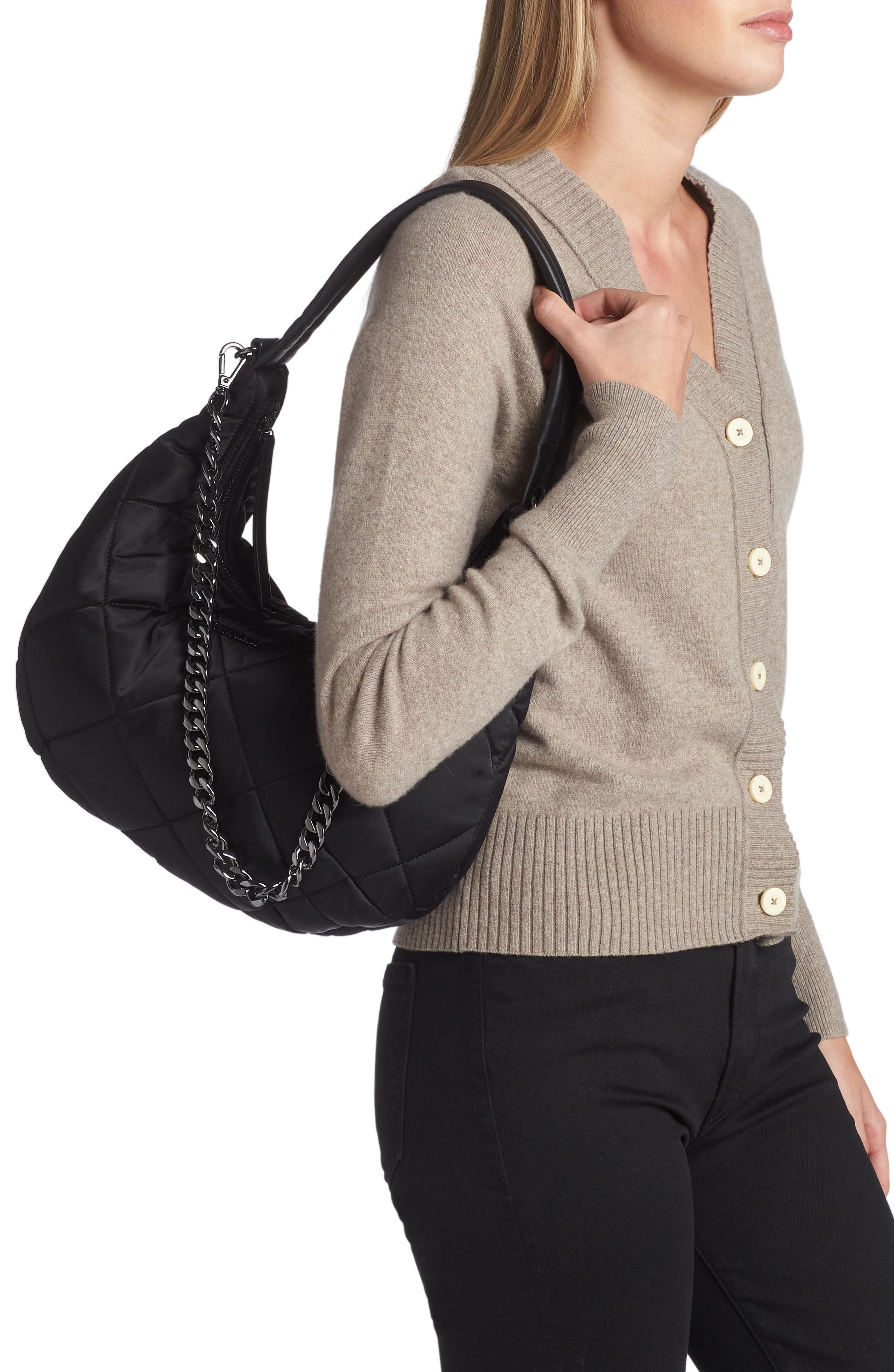 MZ Wallace Bowery Quilted Shoulder Bag, Alternate, color, 