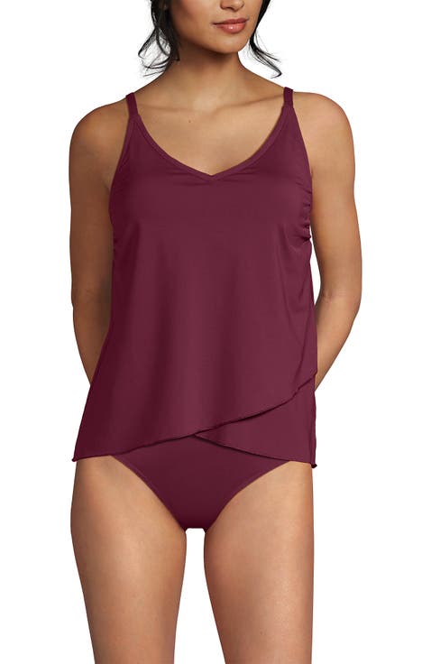 Tulip Hem Tankini Top