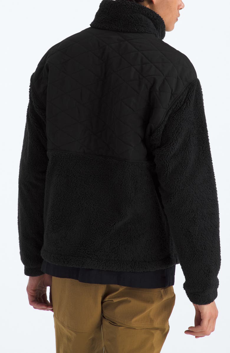 The North Face Cabin Fleece Jacket, Alternate, color, The North Face Black