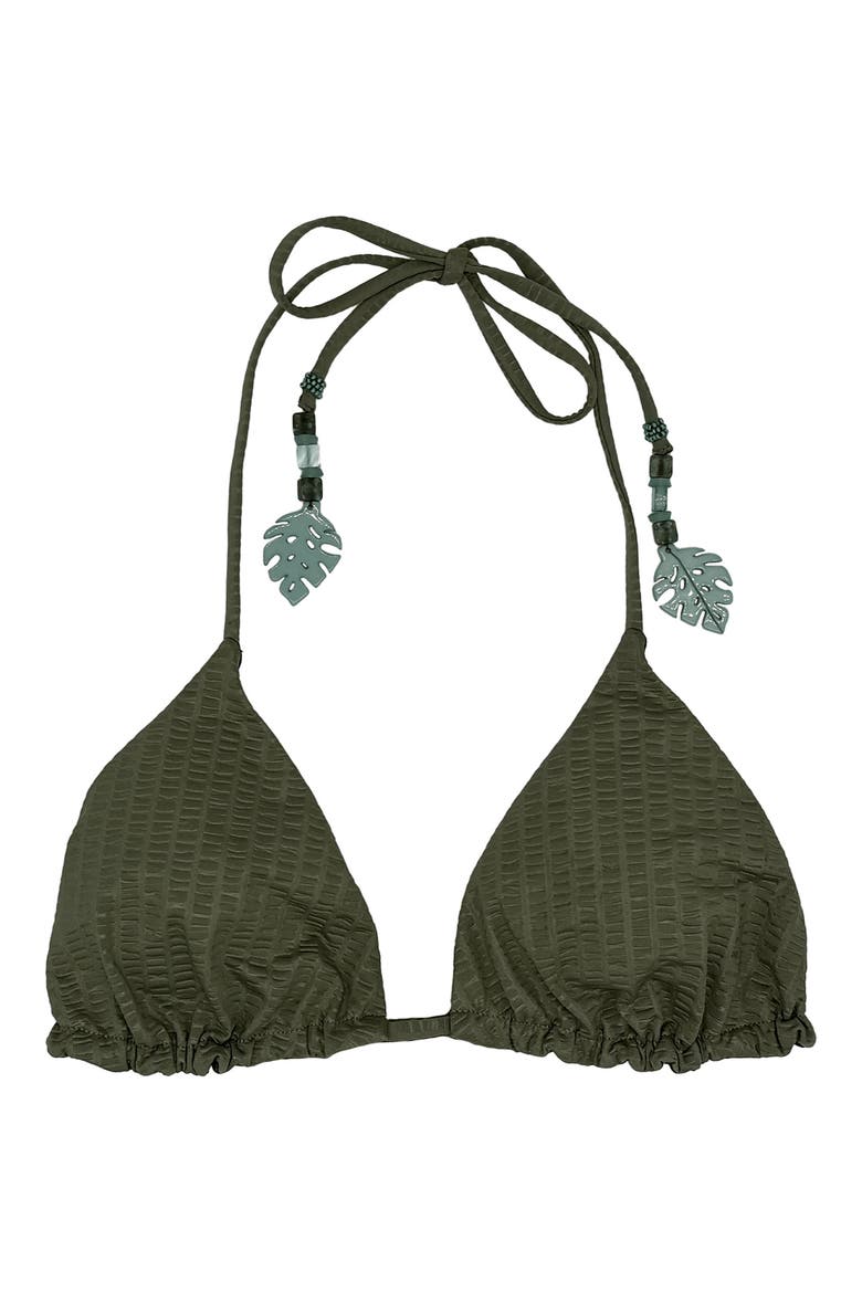 Triangle Bikini Top, Main, color, OLIVINE