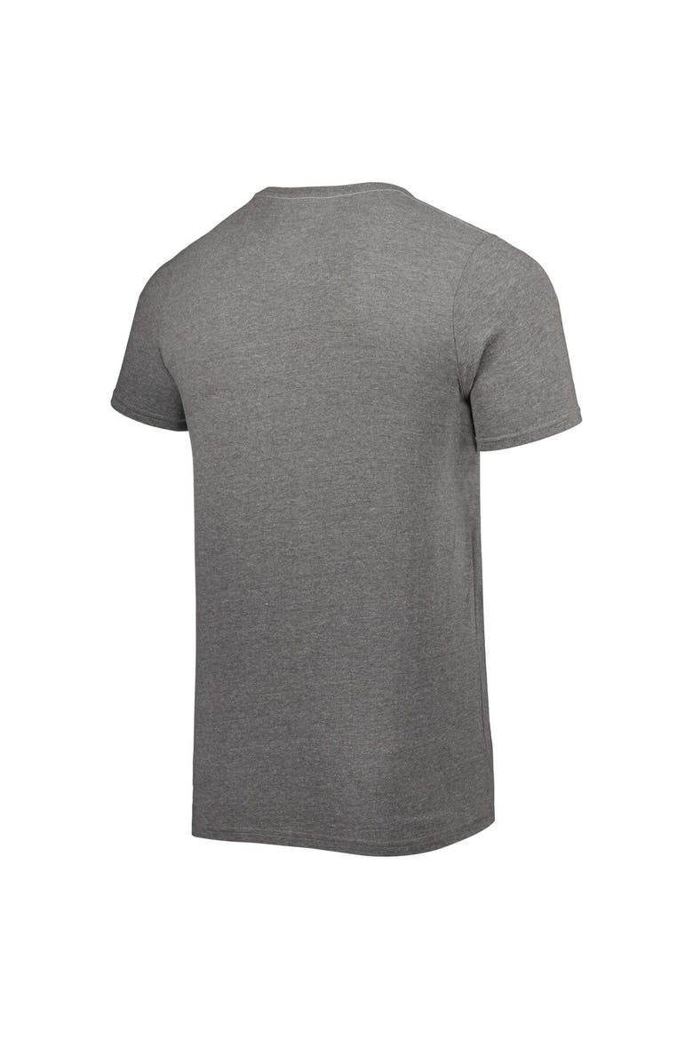Men's Homefield Heather Gray Clemson Tigers Vintage Running Down the Hill T-Shirt, Alternate, color, Heather Gray