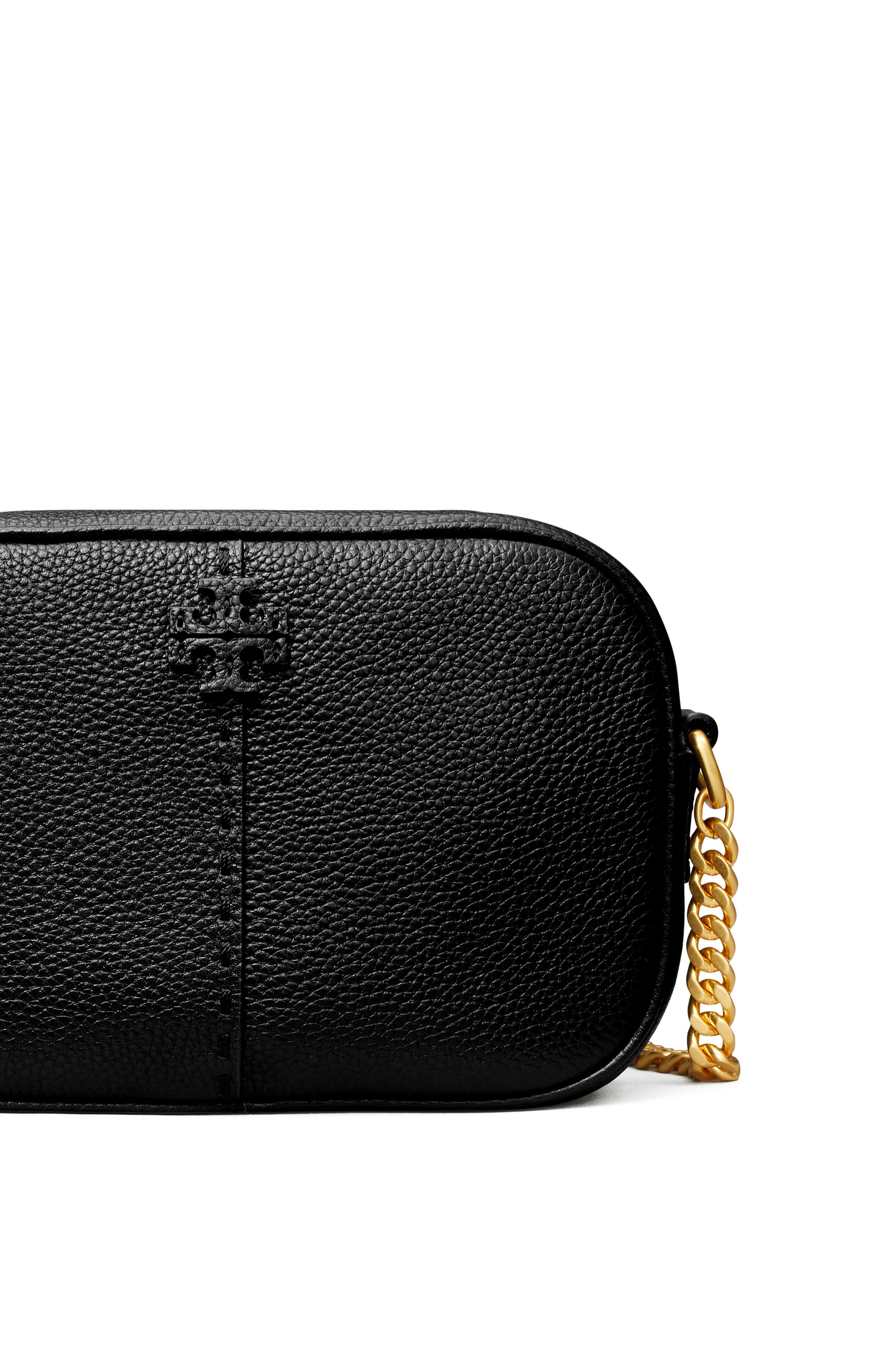 Tory Burch McGraw Leather Camera Bag, Alternate, color, 