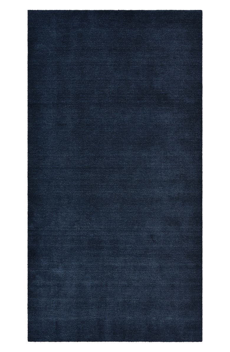 Solo Rugs Zayn Handmade Wool Blend Area Rug, Main, color, Blue