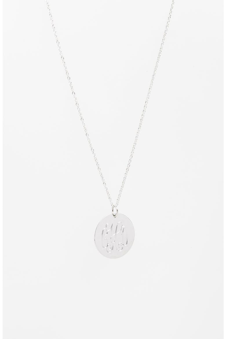 Personalized Reversible Pendant Necklace, Alternate, color, SILVER
