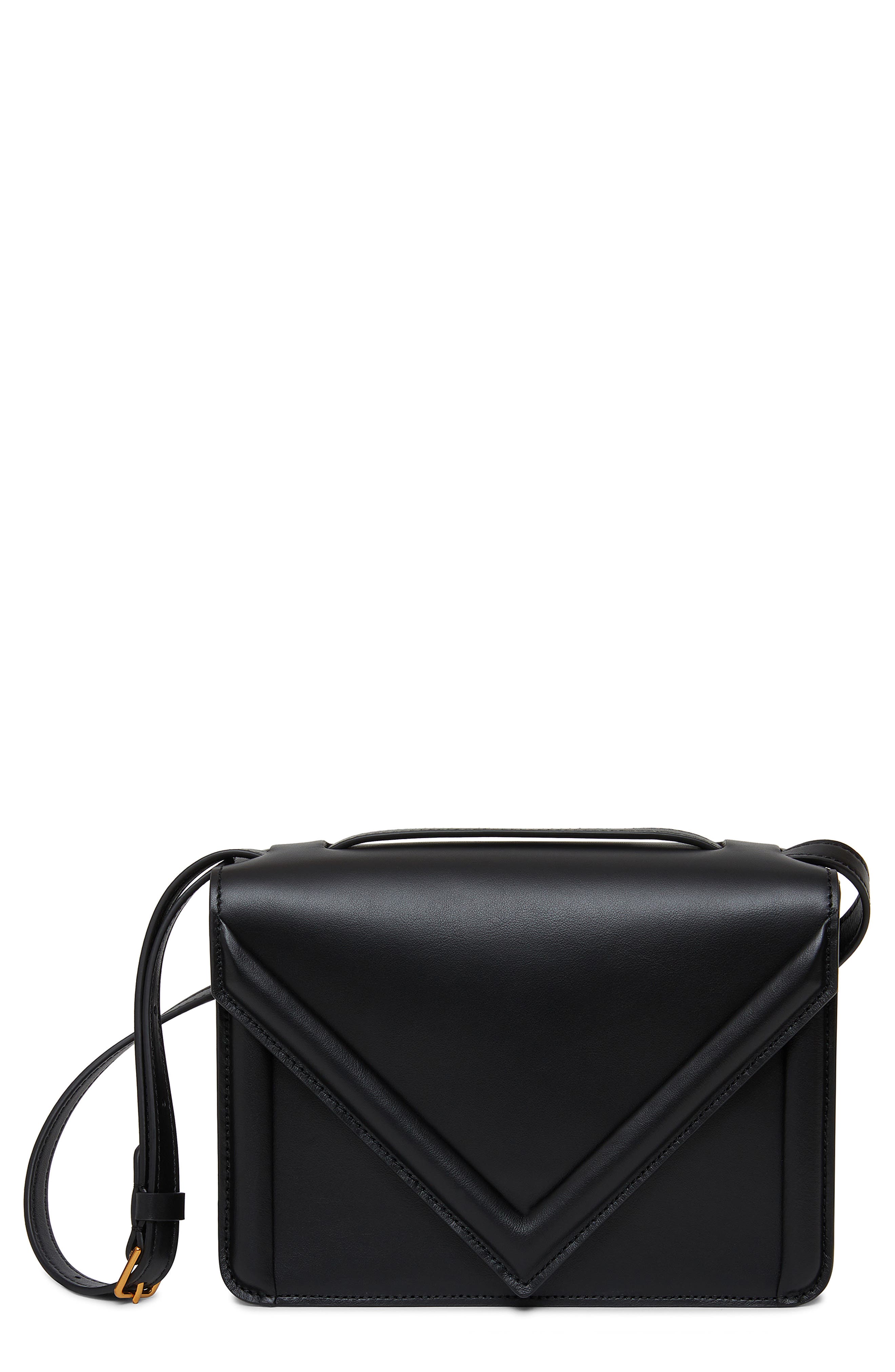 Mansur Gavriel M Frame Leather Shoulder Bag, Main, color, 