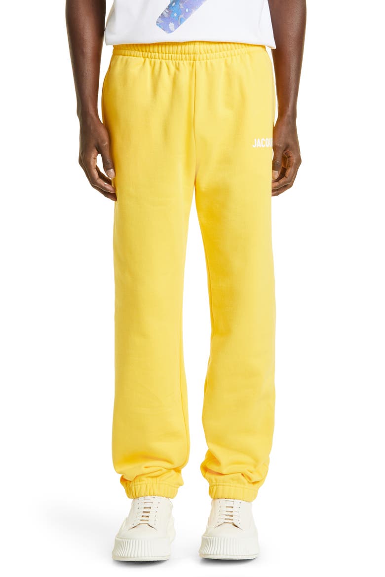 Le Jogging Organic Cotton Sweatpants, Main, color, YELLOW 250