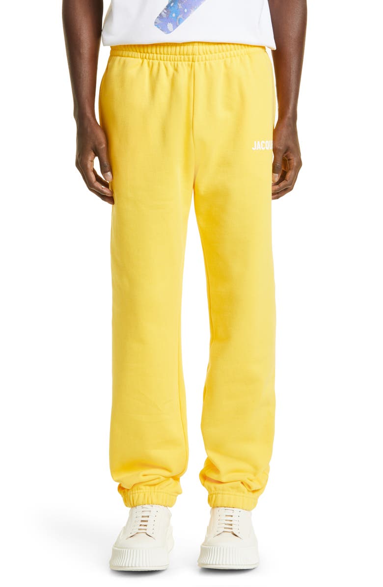 Jacquemus Le Jogging Organic Cotton Sweatpants, Main, color, 