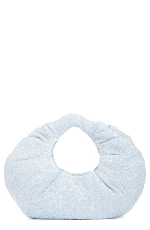 Mini Sequin Top Handle Bag