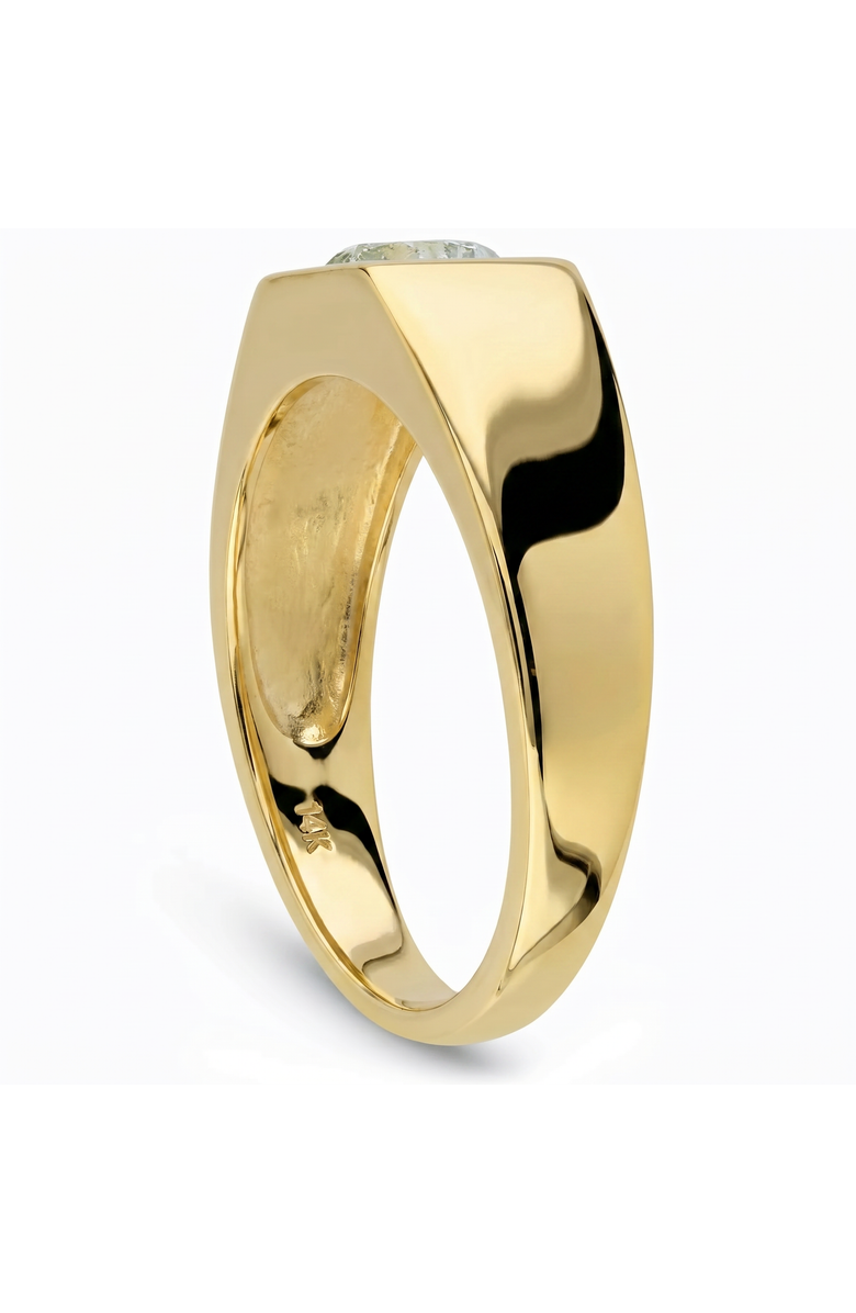 Bliss Diamond 1Ct Men's Diamond Ring Gold Lab Grown, Alternate, color, 10K Yellow Gold