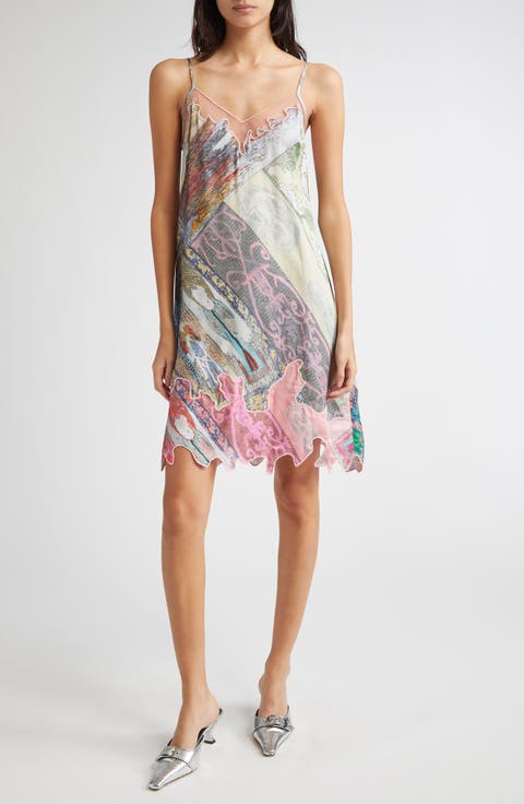 Heraldic Print Slipdress