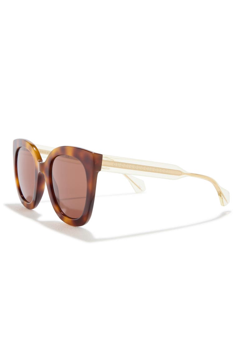 51mm Core Oversize Sunglasses, Alternate, color, HAVANA CRYSTAL BROWN