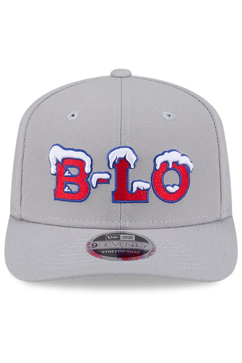 Men's New Era  Gray Buffalo Bills 2025 Rivalries Collection Fan Pack 9SEVENTY Adjustable Hat, Alternate, color, Gray