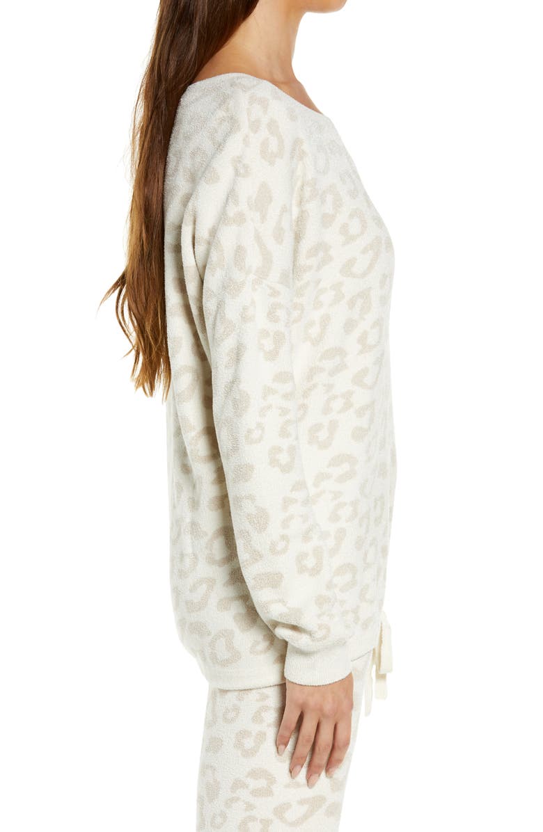 Barefoot Dreams<sup>®</sup> CozyChic Ultra Lite<sup>™</sup> Print Pullover, Alternate, color, Cream-Stone