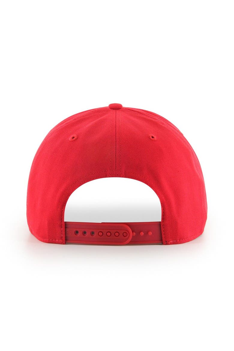 Men's '47 Red Washington Capitals Marquee Hitch Snapback Hat, Alternate, color, Red