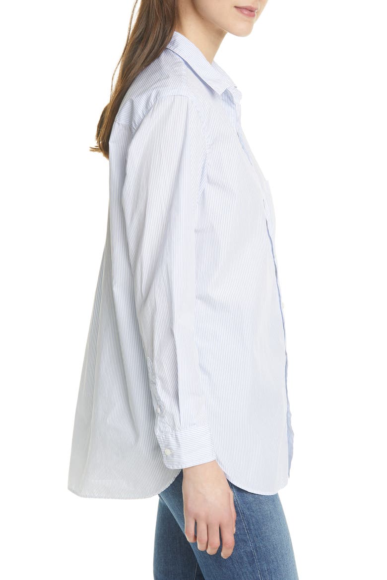 Joedy Stripe Button-Up Shirt, Alternate, color, BABY BLUE STRIPE