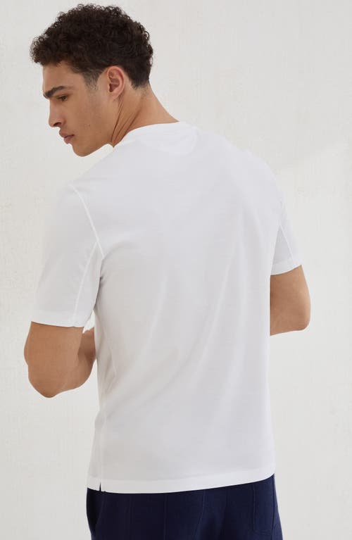 Brunello Cucinelli Crew-neck T-shirt In White