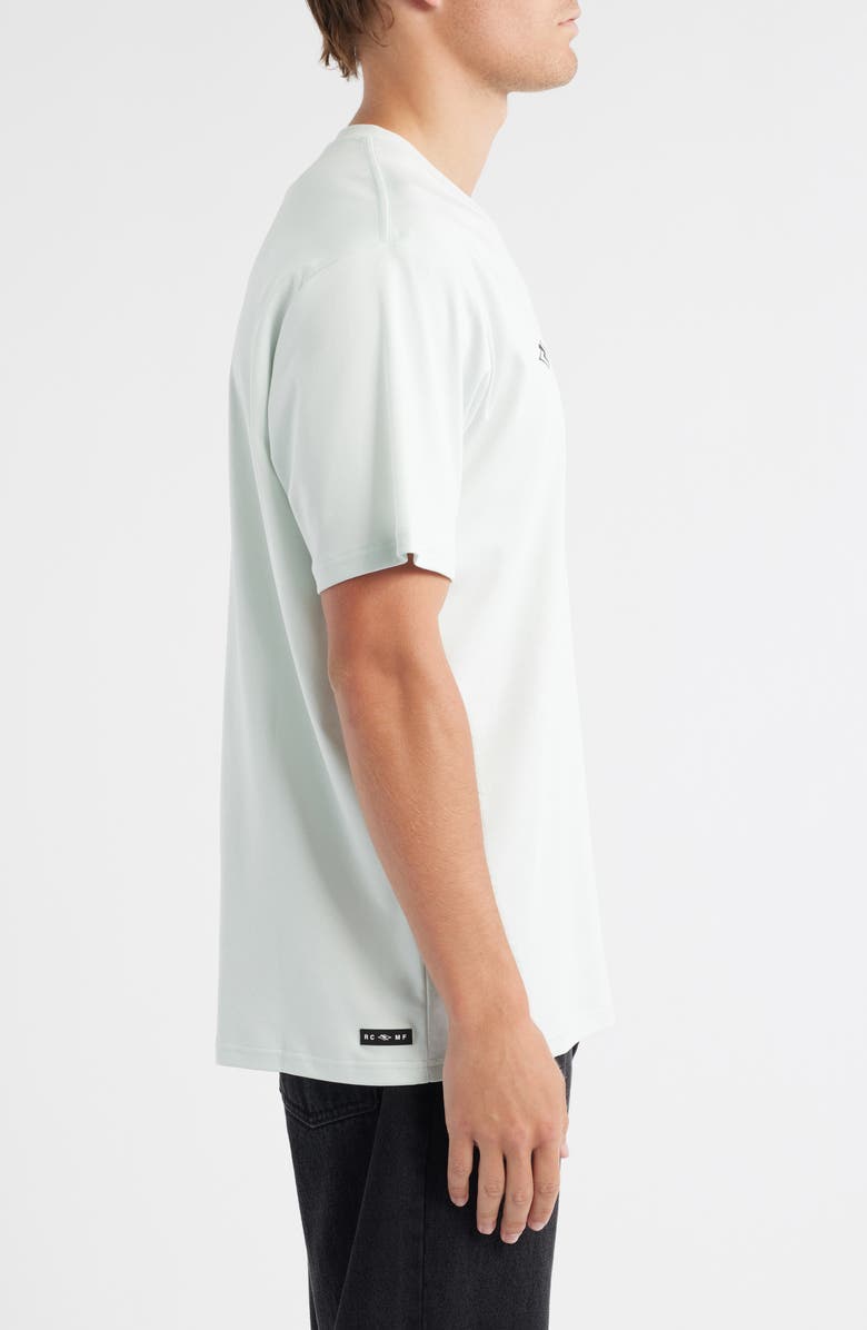 Rip Curl x Mick Fanning Vaporcool Diamond T-Shirt, Alternate, color, Green Mist