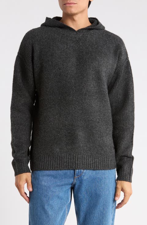 Oversize Brushed Knit Hoodie