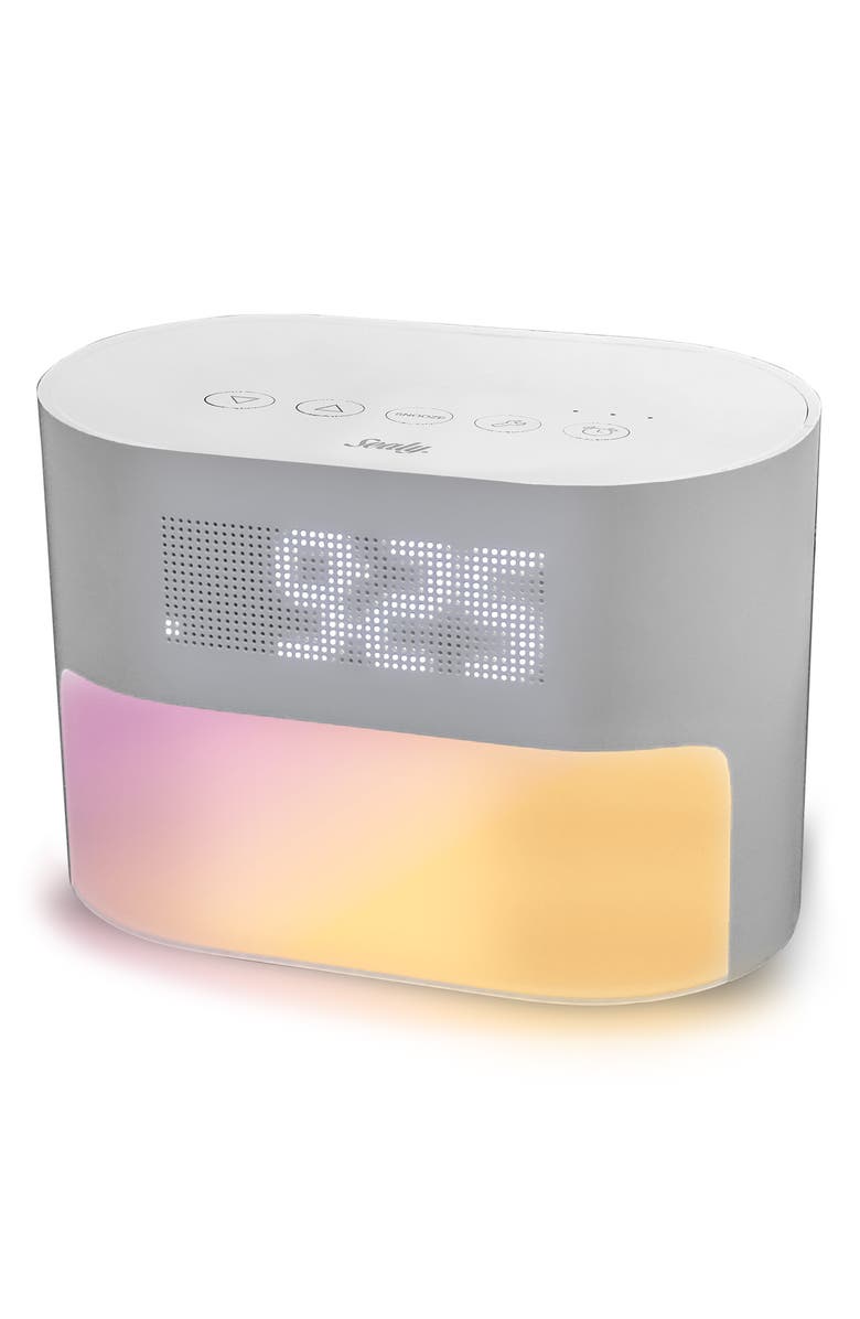 BYTECH Multicolor Light Up Alarm Sunrise Clock, Main, color, 