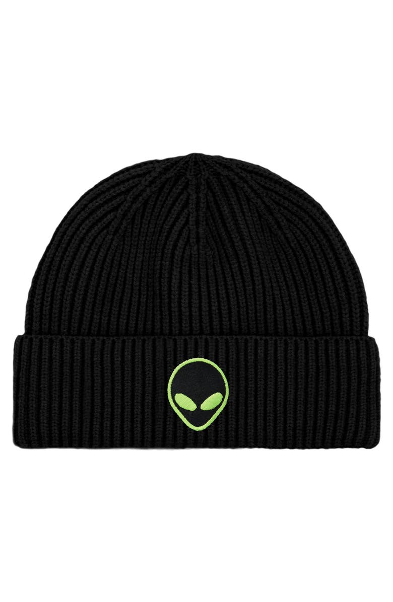 Dalix Alien Watch Cap, Main, color, Black