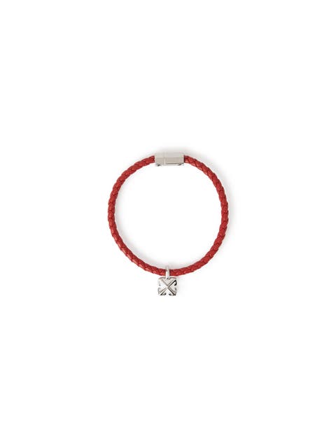 Women's Arrow Red Leather Bracelet