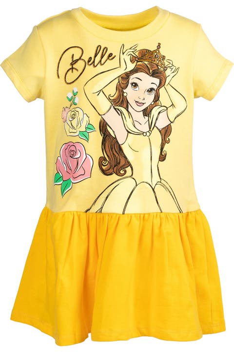 Princess Glitter Short Sleeve Dress