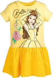 Disney Princess Glitter Short Sleeve Dress