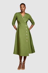 Coast Bandage V-Neck Midi Dress