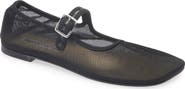 Sandy Liang Mesh Mary Jane Flat