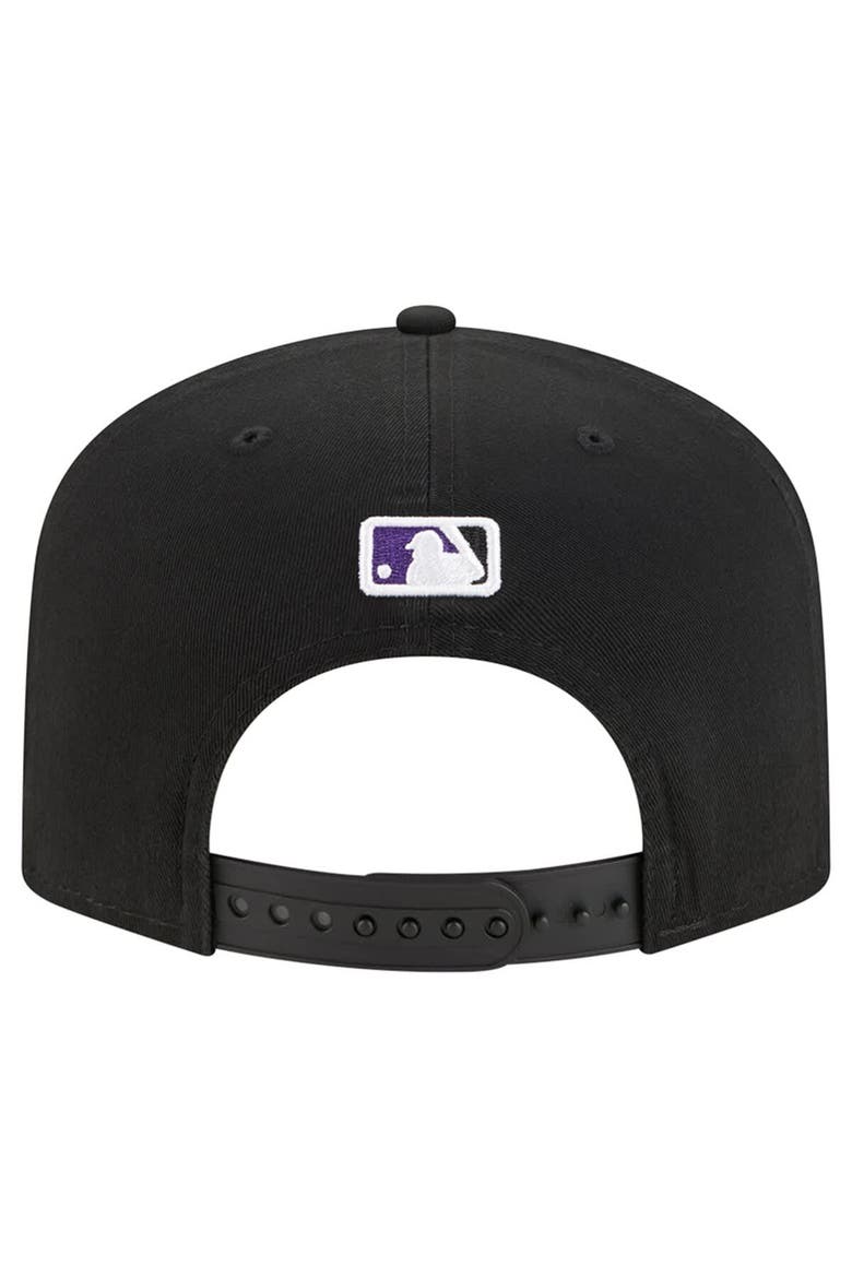 Men's New Era  Black Colorado Rockies Team 19TWENTY Adjustable Hat, Alternate, color, Black