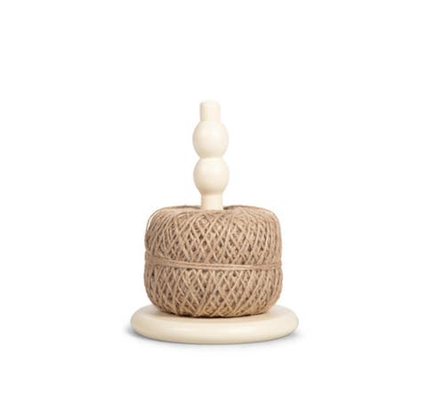 Wooden Twine Holder with Jute Ball