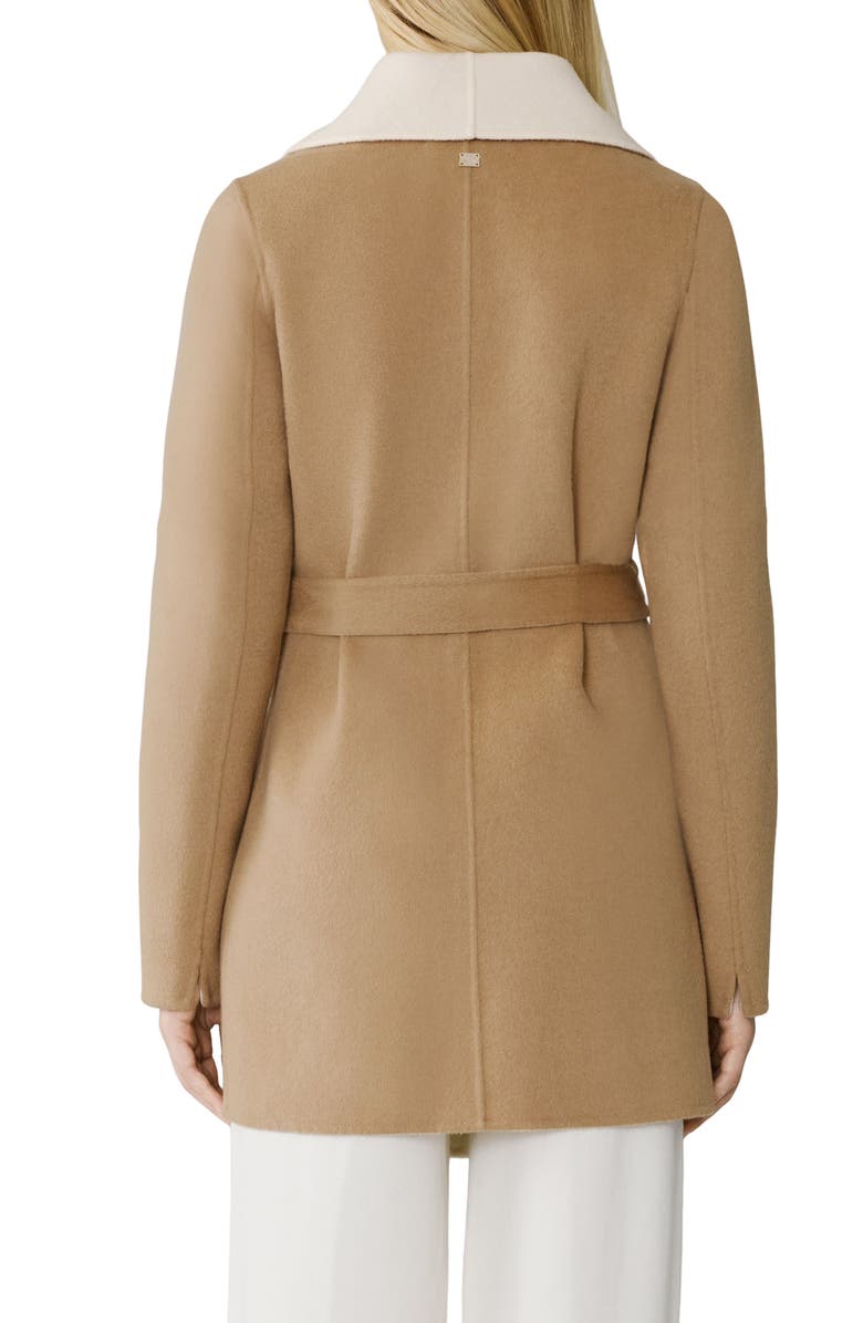 Soia & Kyo Bridgette Wool Blend Coat`, Alternate, color, Teak-Powder