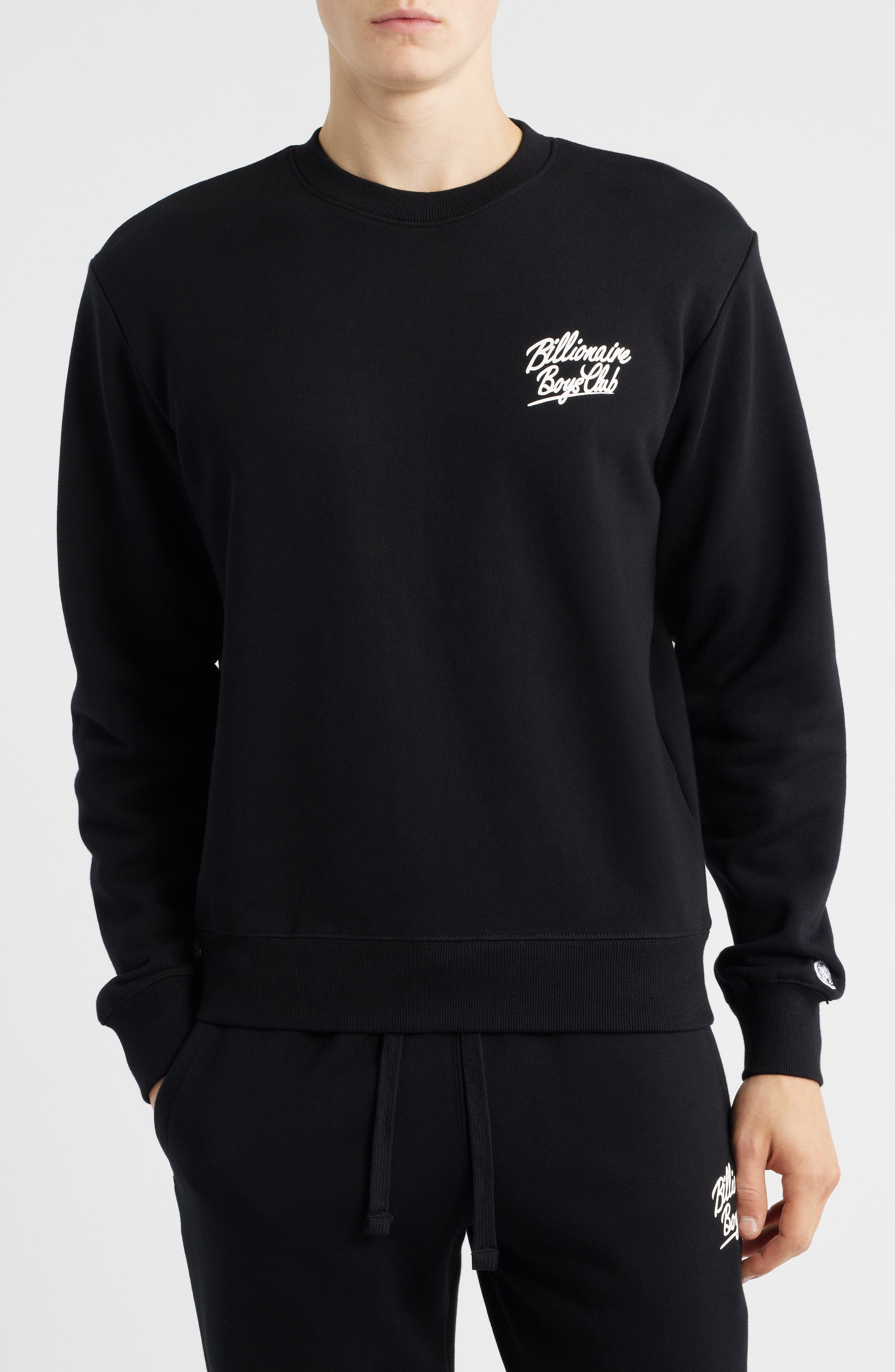 Billionaire Boys Club BB Small Script Cotton Sweatshirt