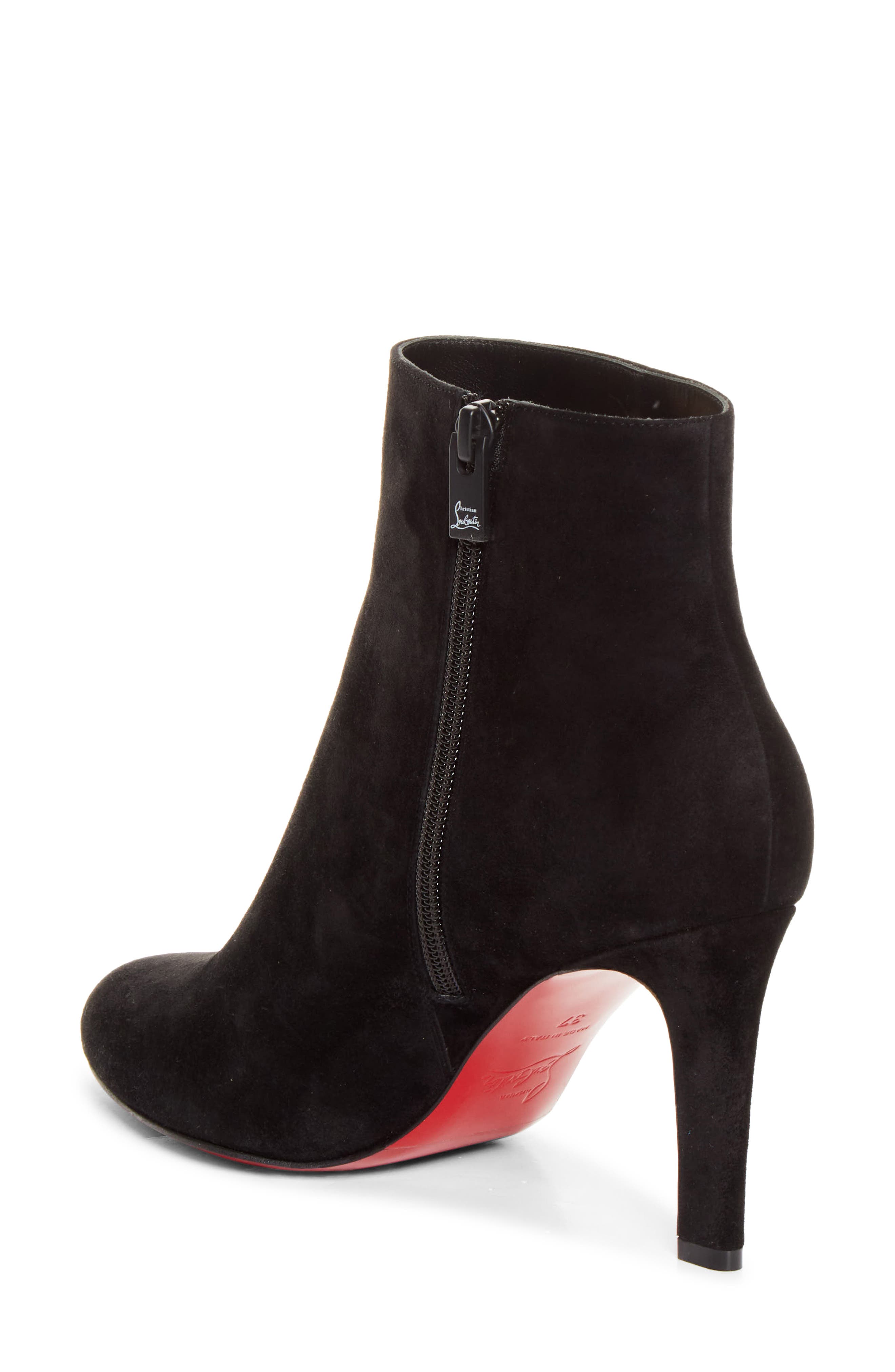 Christian Louboutin Fannylove Bootie, Alternate, color, Black