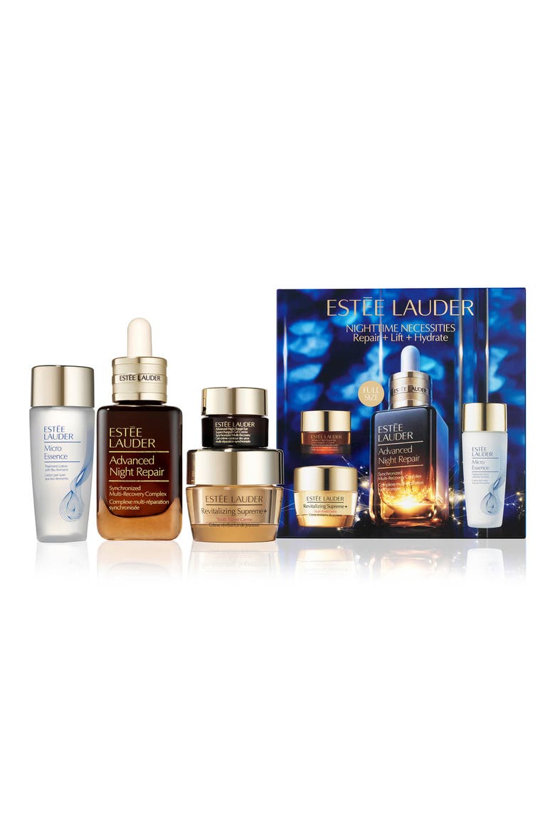 Nighttime Necessities Repair + Lift + Hydrate Skin Care Set USD $191 Value, Main, color, NO COLOR