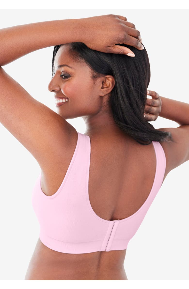 Secret Solutions Wireless Seamless Bra, Alternate, color, White