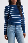 Madewell Stripe Relaxed Cotton Sweater