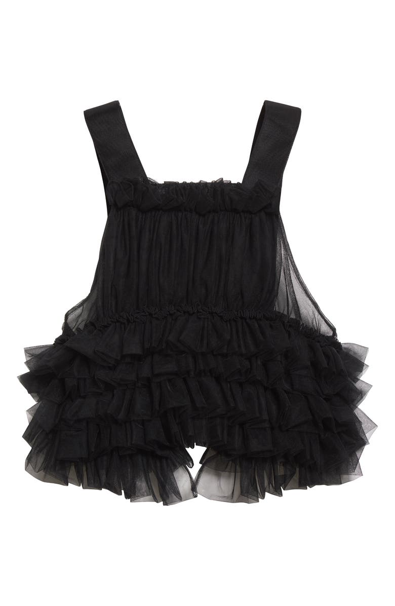 Noir Kei Ninomiya Tulle Ruffle Tank Top, Alternate, color,