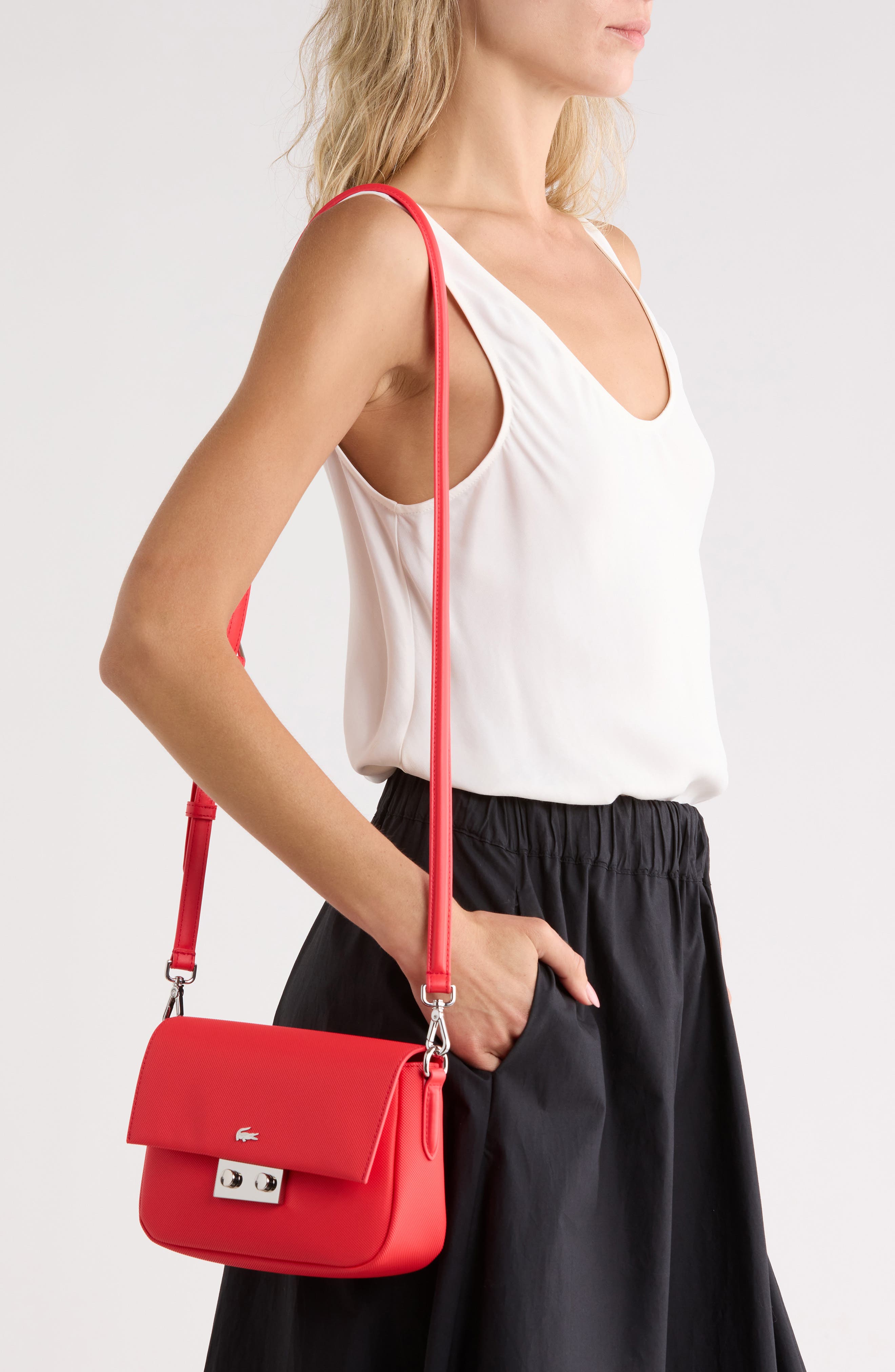 Daily City Crossbody Bag, Alternate, color, GRENADINE