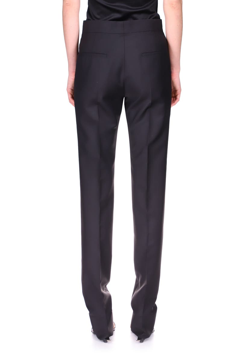 High Waist Slim Fit Pants, Alternate, color, BLACK