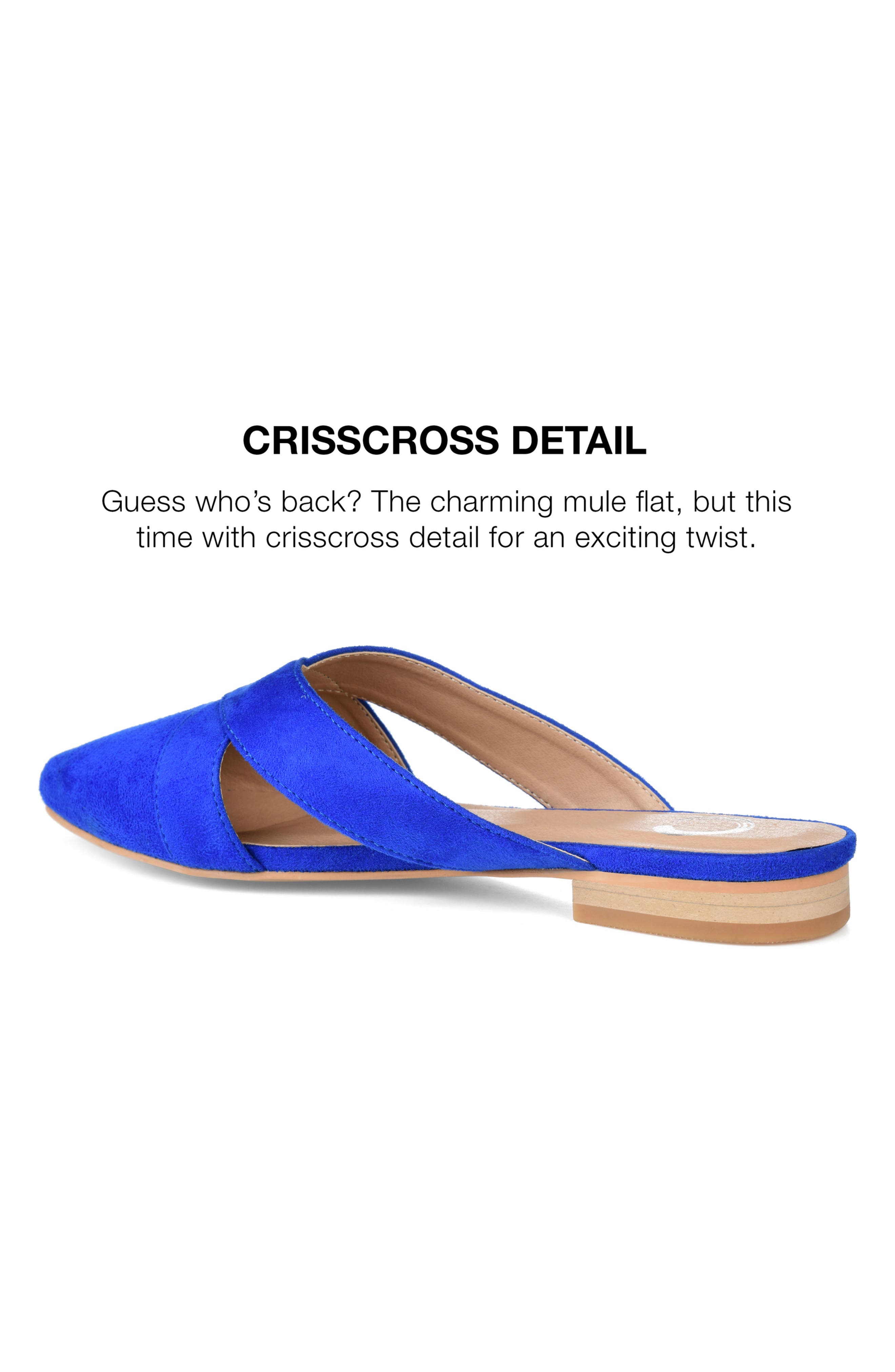 JOURNEE Giada Mule, Alternate, color, BLUE