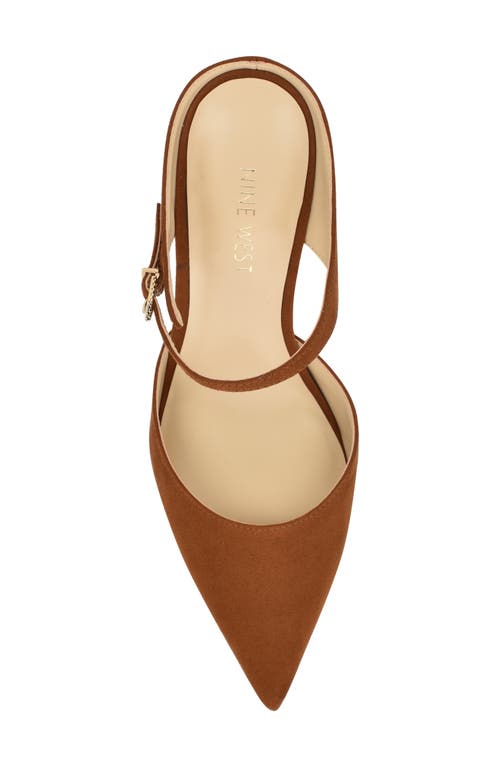 Nine West Dakka Pointed Toe Pump In Brown