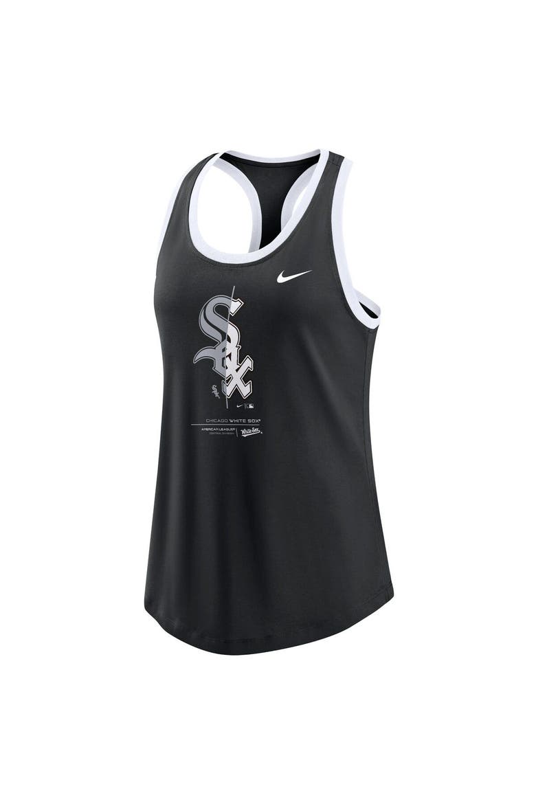 Women's Nike Black Chicago White Sox Tech Tank Top, Alternate, color, Black