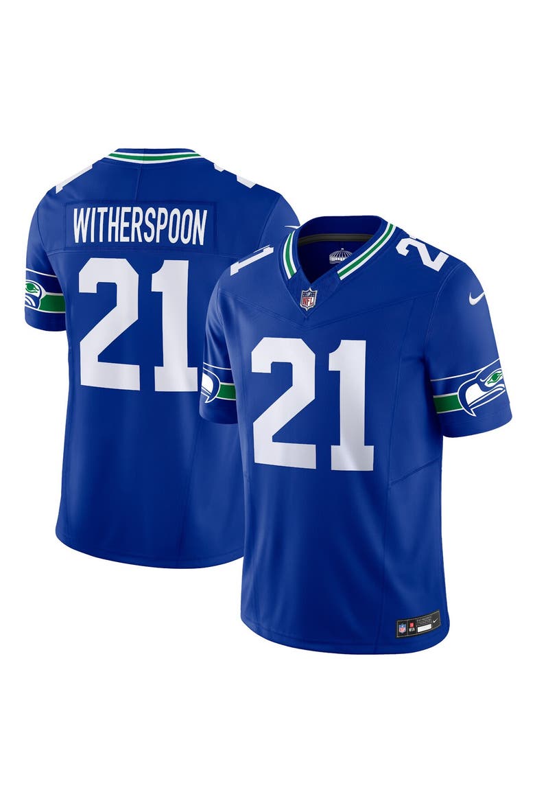 Men's Nike Devon Witherspoon Royal Seattle Seahawks Alternate Vapor F.U.S.E. Limited Jersey, Alternate, color, Royal