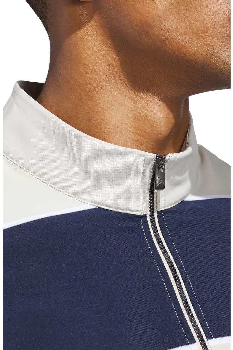 Ultimate Rugby Quarter Zip Performance Pullover, Alternate, color, COLLEGIATE NAVY/WONDER ALUMINA