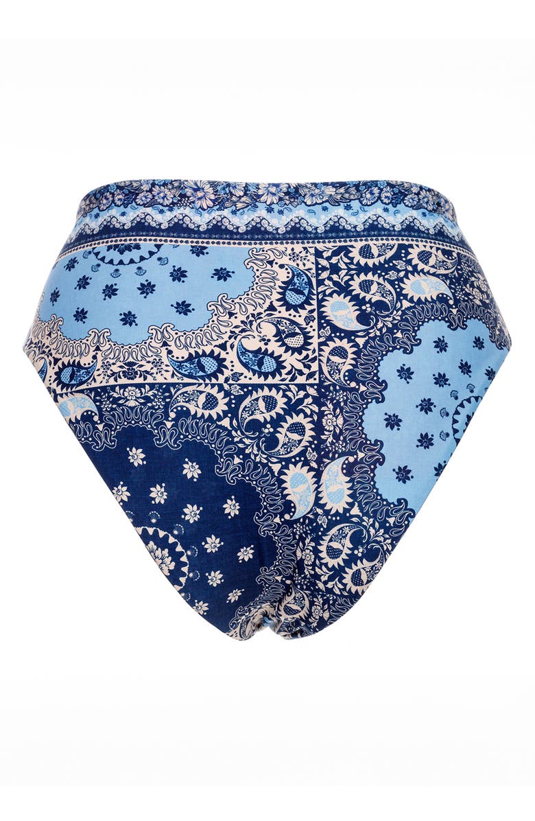 Agua Bendita Penelope Atma Reversible Bikini Bottoms, Alternate, color, Blue Multicolor