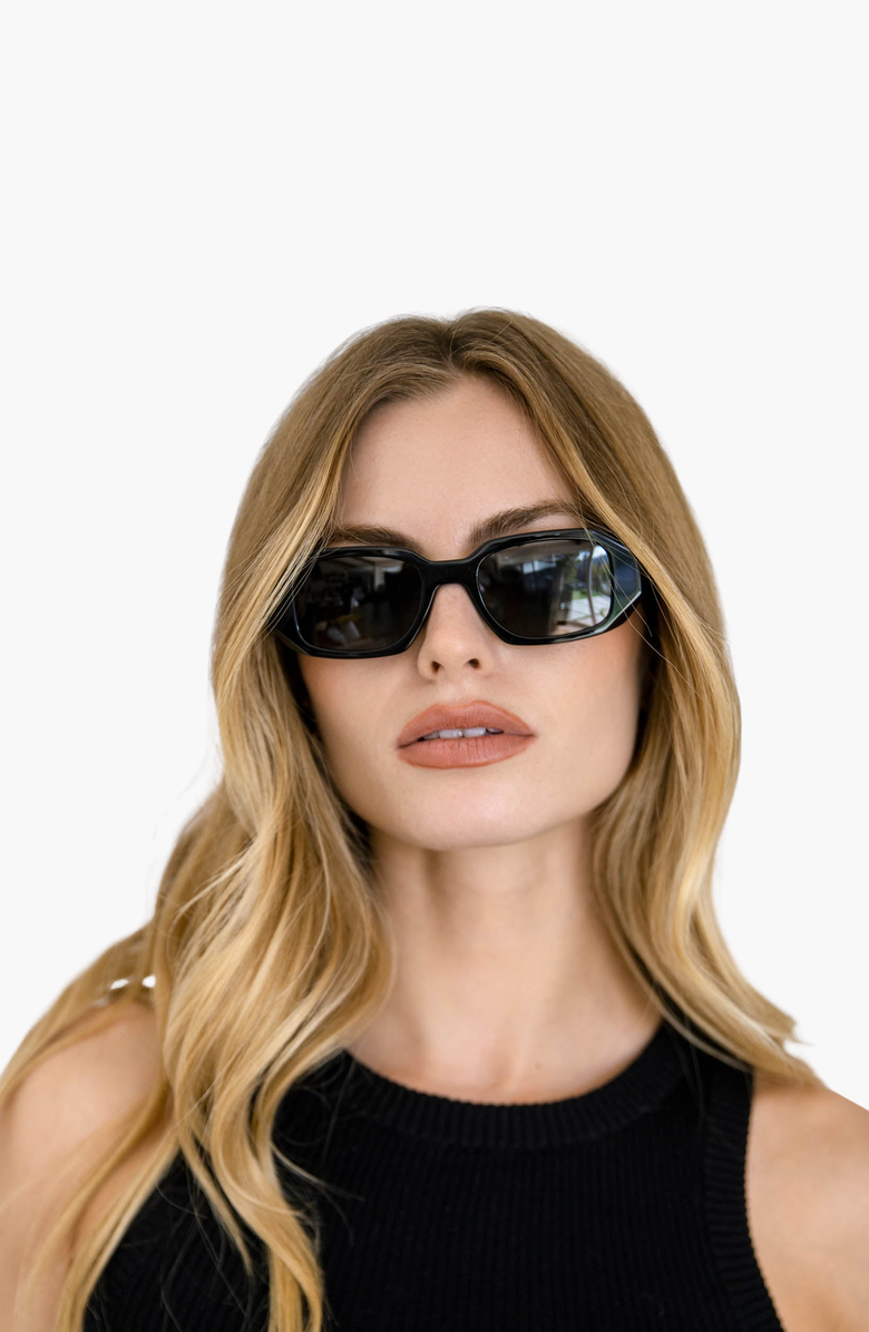 Italic Gabriele Rectangle Italian Acetate Sunglasses, Alternate, color, 